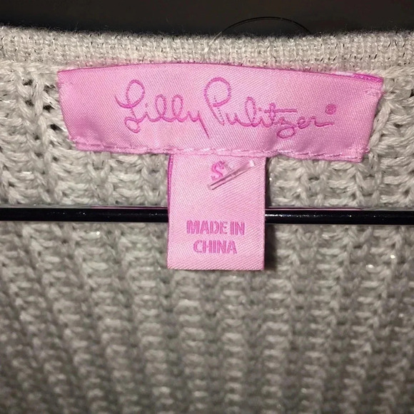 Lilly Pulitzer Sleeveless Sweater Tunic Size Small - Picture 4 of 6